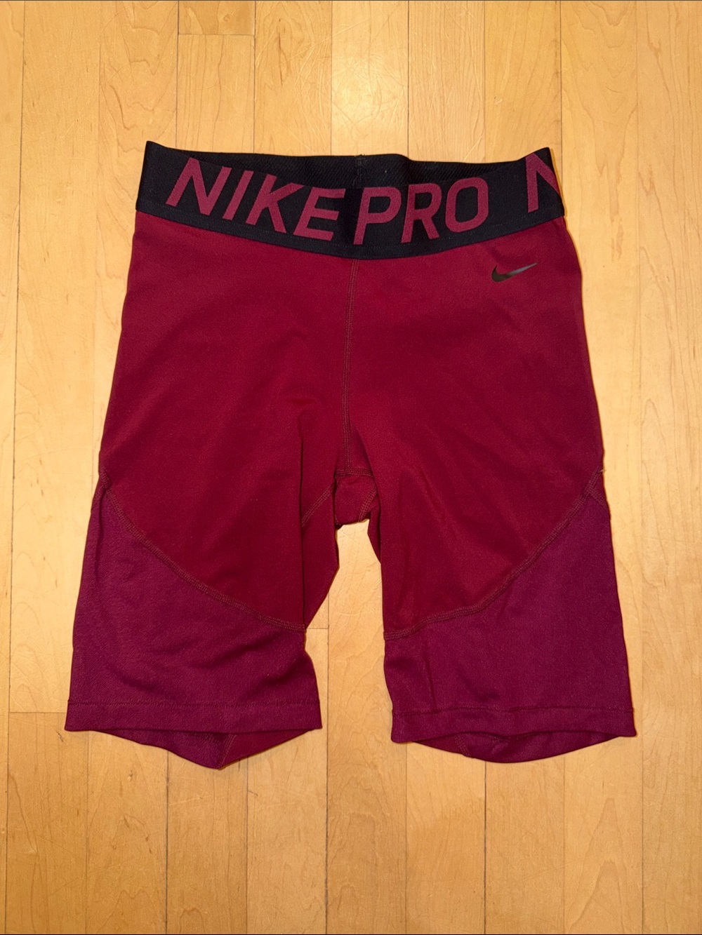 Nike Pro Maroon/Burgundy Compression Training Shorts